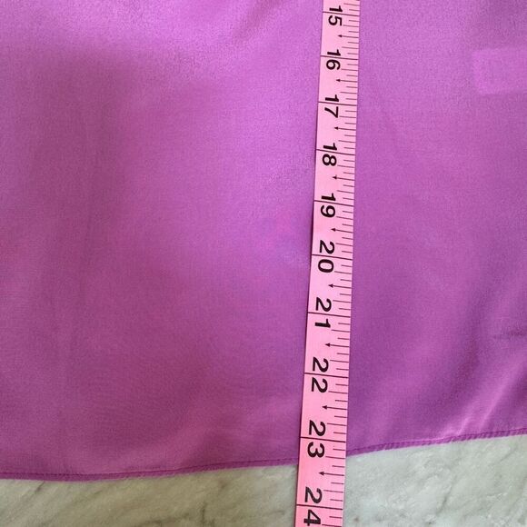 Lilly Pulitzer beaded neckline 100% silk pink/purple blouse size XS - Picture 8 of 10